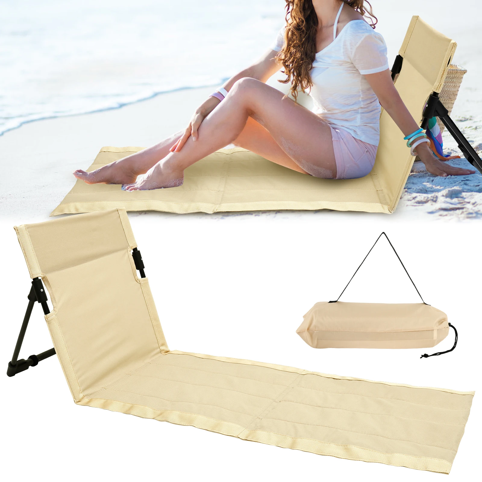 Outdoor Faltbare Camping Stuhl Oxford Tuch Camping Boden
