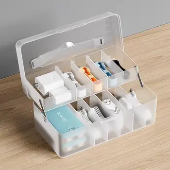 Kabelmanagement, USB-Kabelsortierer, Datenkabel-Organizer, Box mit Deckel, tragbarer Ladetisch, elektronischer