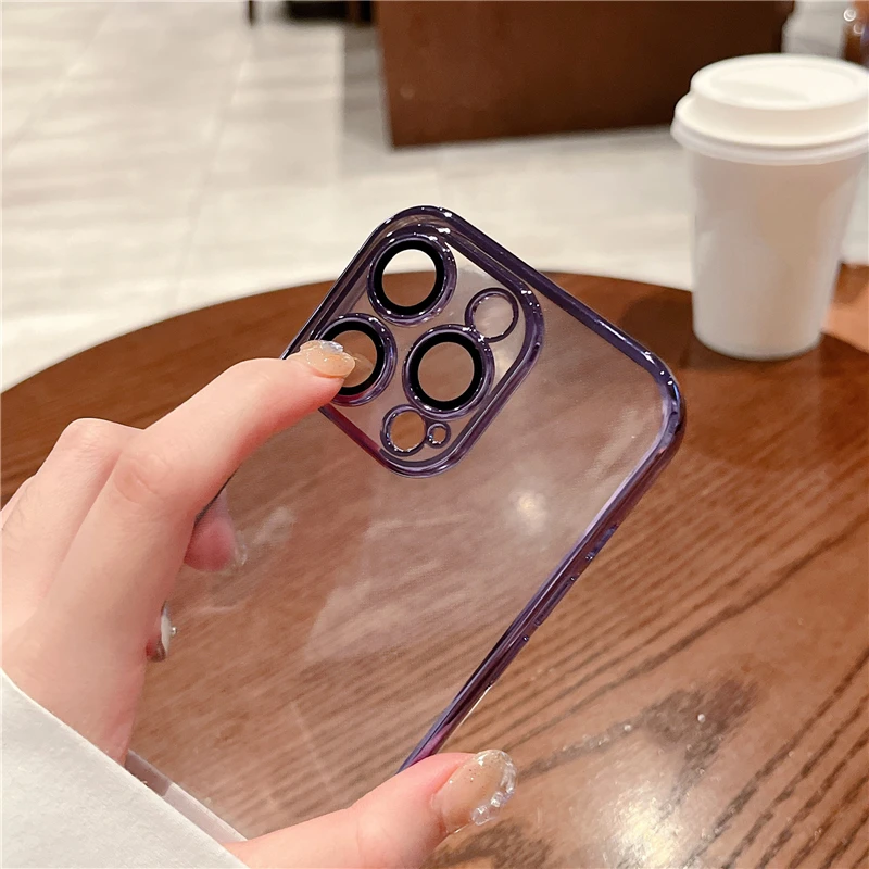 Luxuriöse, transparente Silikon-Handyhülle für iPhone 16, 17 – Bild 3