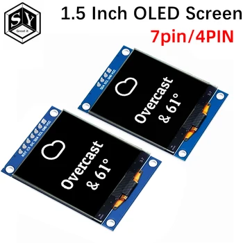 ALLE NEUE 1,5 Zoll 128x128 OLED Shield Screen Modul Produkt Für Raspberry Pi Für STM32 Für Arduino