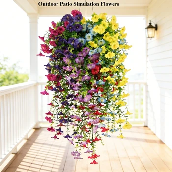 Künstliche Blume, neue künstliche Hängeblumen und Pflanzen, Osterdekoration, 2025, UV-beständig