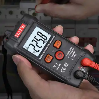 Smart Mini Digital Multimeter Tester RMS 4000 Zählt Voltmeter Automatische Bereich Test Spannung Kontinuität