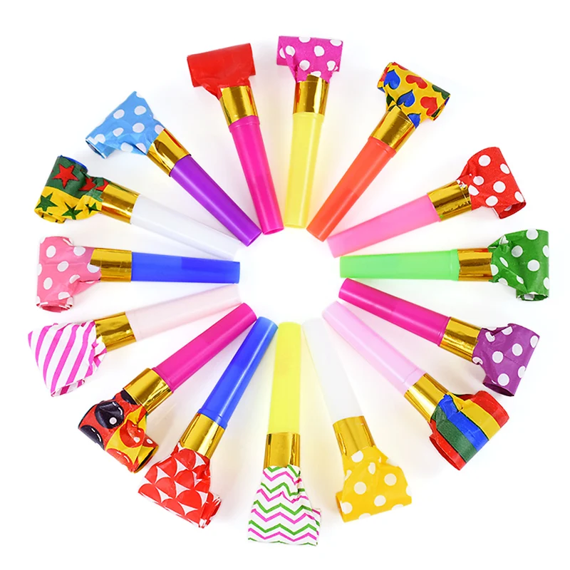 20/50 Stück Party Blowout Pfeifen Kindergeburtstag – Bild 2