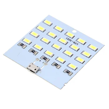 5730 smd 5V 430mA ~ 470mA Weißes Mirco USB 5730 LED-Beleuchtungspanel USB-Mobillicht Notlicht Nachtlicht