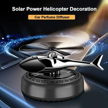 Helikopter-Design Solar-Autoduftspender Auto-Innendekoration Aromatherapie Auto-Zubehör Propeller Rotierender