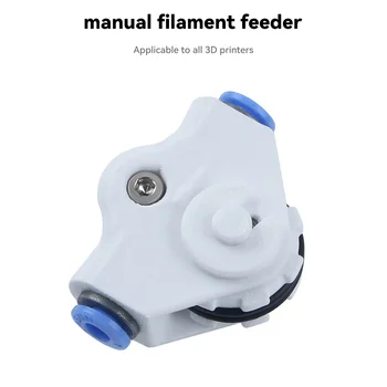Verbesserter manueller Filament-Feeder, anwendbar auf alle 3D-Drucker, Handrad-Rolling-Feeder, glattes