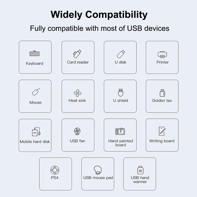 USB 3.0 Hub mit 4 Anschlüssen, USB-C OTG Adapter für MacBook – Bild 4