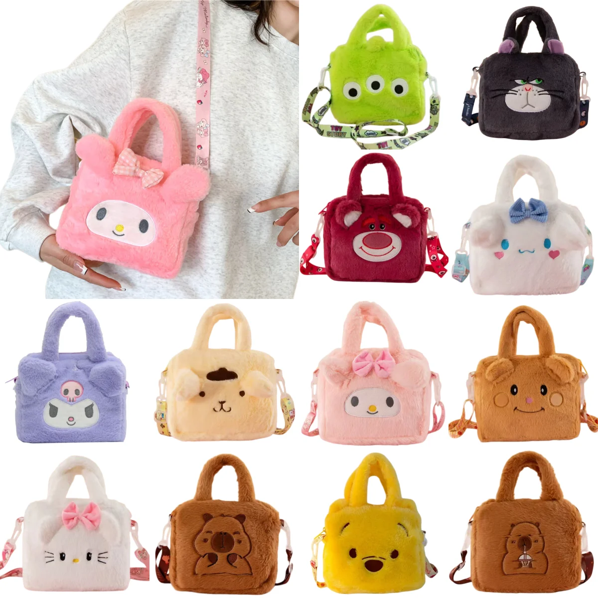 Anime Sanrio Kuromi Capybara Handtasche My Melody Cinnamoroll