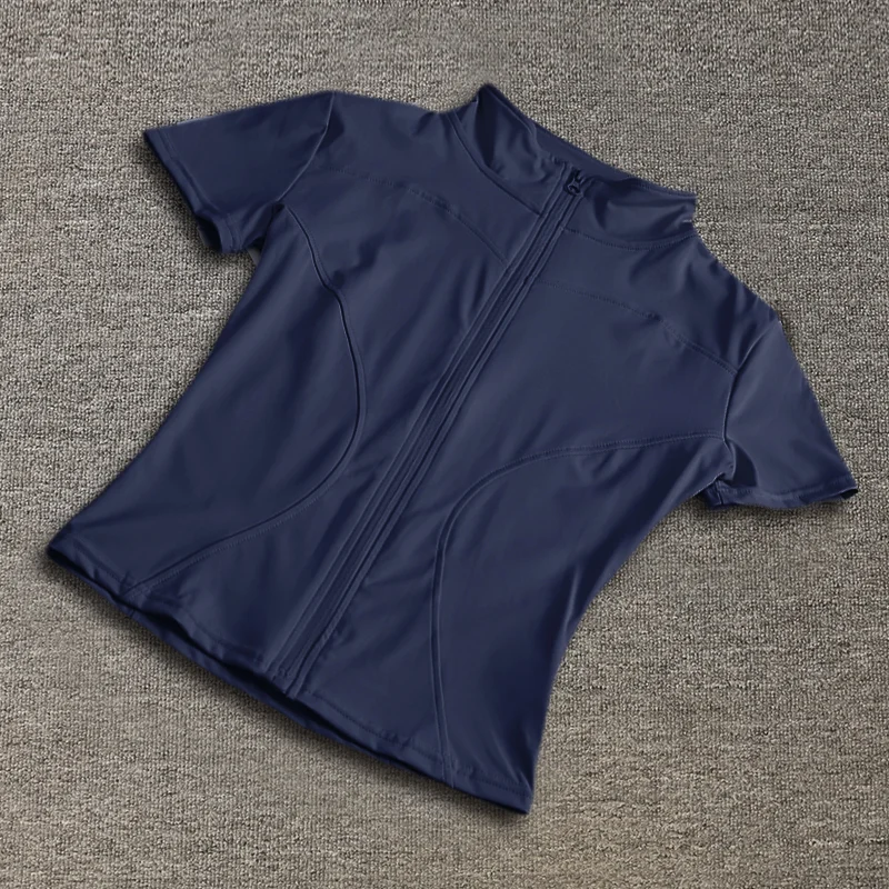 Sommer Hohe Qualität Taille Abnehmen Training Tops frauen – Bild 6