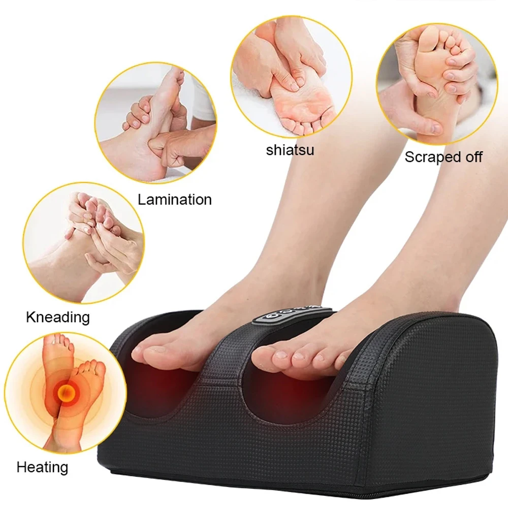 Elektrisches Fußmassagegerät Shiatsu Kneten Deep Tissue Relax – Bild 3