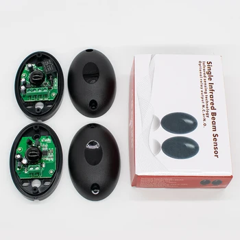 Sensoralarm Infrarotstrahlsensor Fotozelle DC/AC 12-24 V 15 m Erfassungsbereich Wasserdicht IP55 Fotozelle