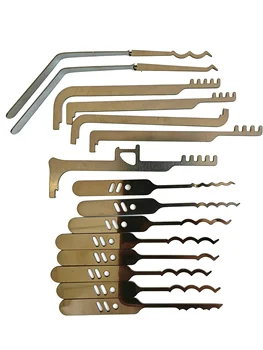 Multitool-Set für Autoschlosser, Schlossöffner-Set und Werkzeuge zum Öffnen von Schlössern für die (15 Stück)
