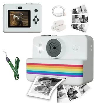 Digitale Kinderkamera für Fotografie, Mini-Drucker, tragbar, Thermo-Sofortdruck, Foto-Kinderkamera, 2,8 Zoll