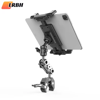 Telefon- und Tablet-Halterung für Laufband/Spin-Bike/Kinderwagen/Rollstuhl/Golfwagen/Polen/Musikständer/statio