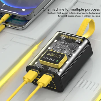 DIY Powerbank-Gehäuse für 18650 Akkus mit LCD-Anzeige und Nachtlicht