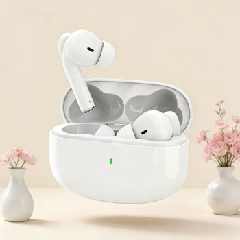 Bluetooth-Kopfhörer, kabelloses Bluetooth-Headset, Ohrhörer mit Geräuschunterdrückung und Mikrofon, kabellose