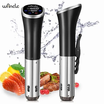 Wancle 1100 W Sous-Vide-Kocher, LCD-Touch-Tauchzirkulator, präzises Kochen, IPX7 wasserdichter Vakuumkocher