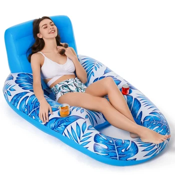 Aufblasbarer Poolschwimmer für Erwachsene - Poolschwimmer, Liegeschwimmer, Floß, schwimmender Stuhl