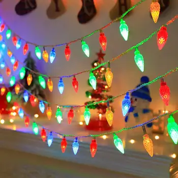 LED-Innenbeleuchtung RGB-Lichterkette Nachtlicht Raum-Party-Dekoration Weihnachtsbaum-Lichter Batterie