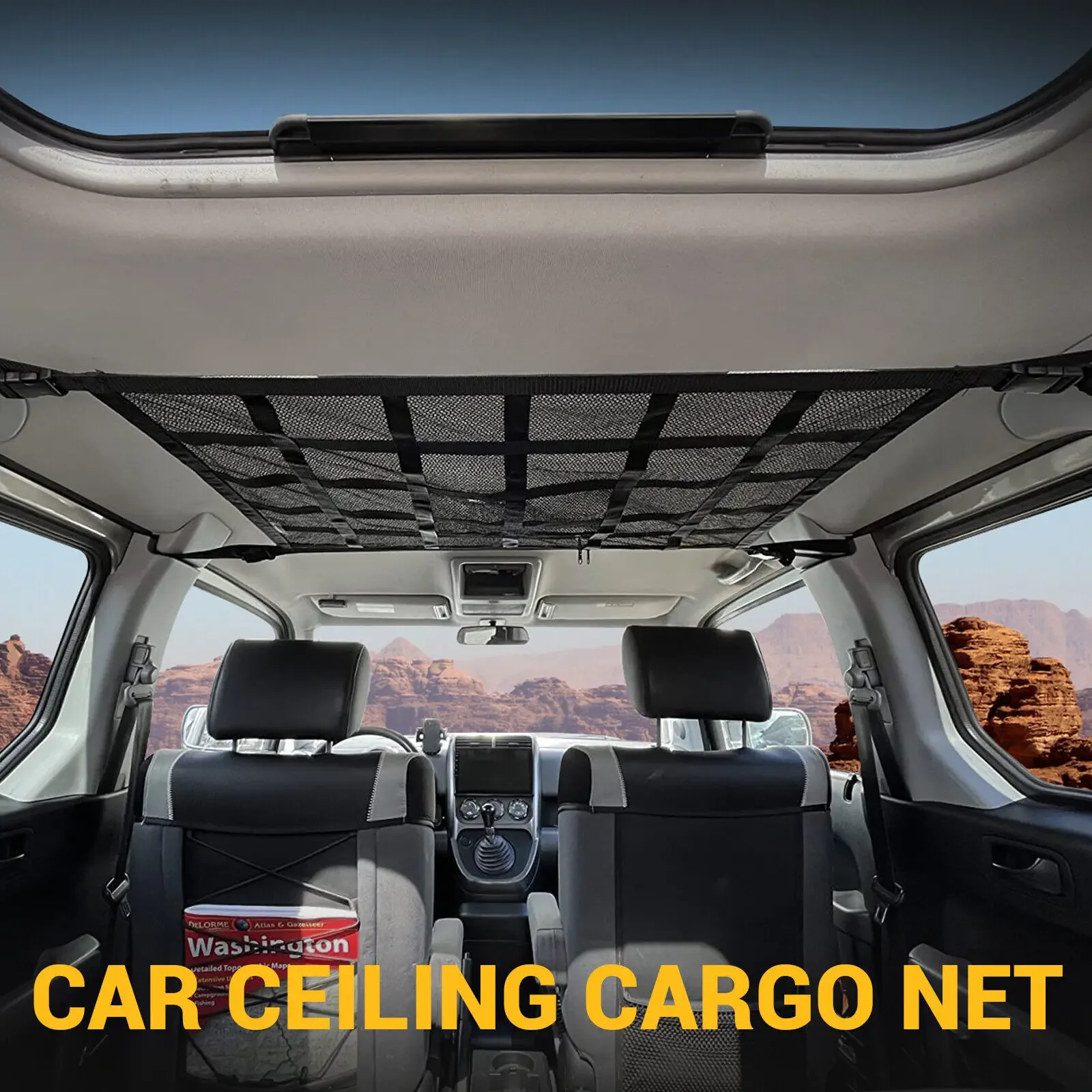 Auto Dach Decke Cargo Net Tasche Mesh Organizer Tasche – Bild 2
