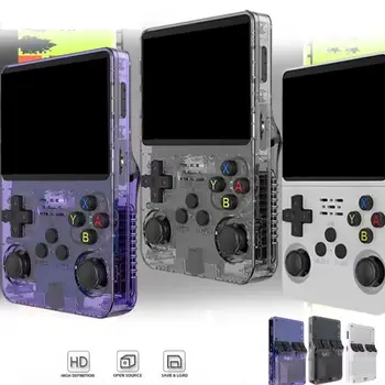 R36S Handheld-Spielekonsole, 3,5-Zoll-IPS-Bildschirm, 128 G, klassische Retro-Spielekonsolen, Arkos-System