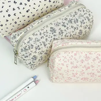 Kleine frische Blumen stift Tasche große Kapazität Feder mäppchen multifunktion ale Schreibwaren Aufbewahrung