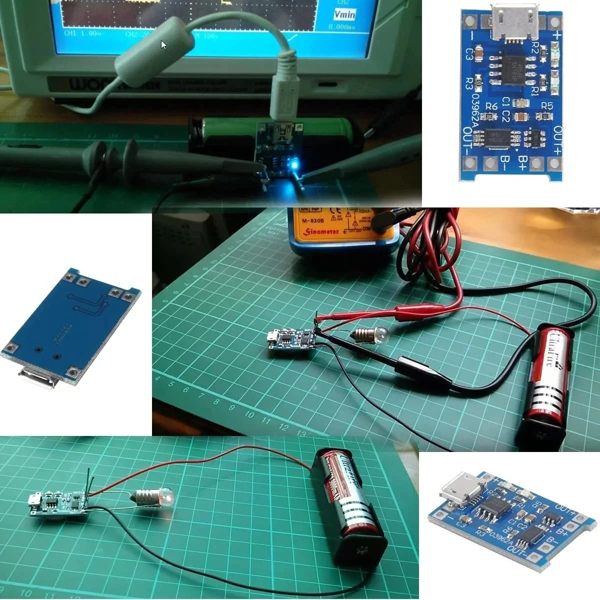 1-20 Stück Typ-C/Micro/Mini USB 5V 1A 18650 Tp4056 – Bild 6