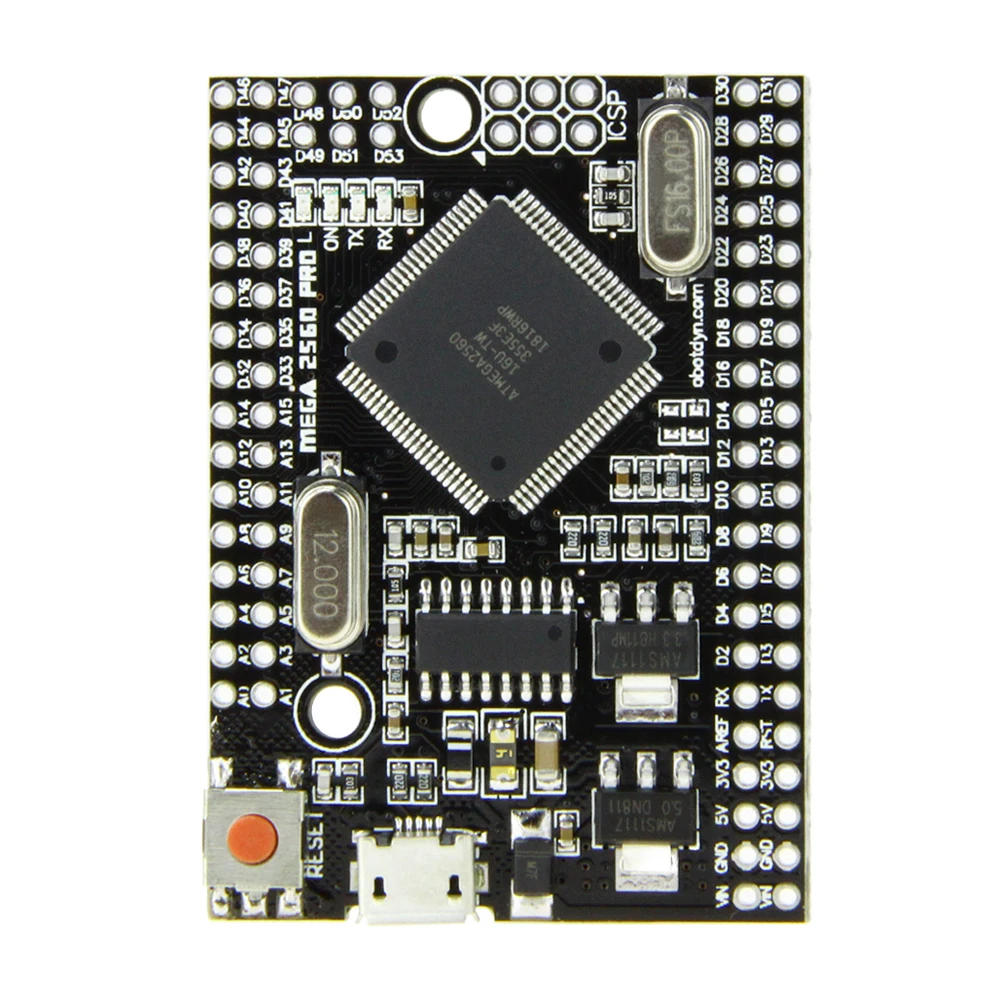 Mega 2560 Pro Mini 5 V, CH340G, ATmega2560-16AU, Pin-Header – Bild 2