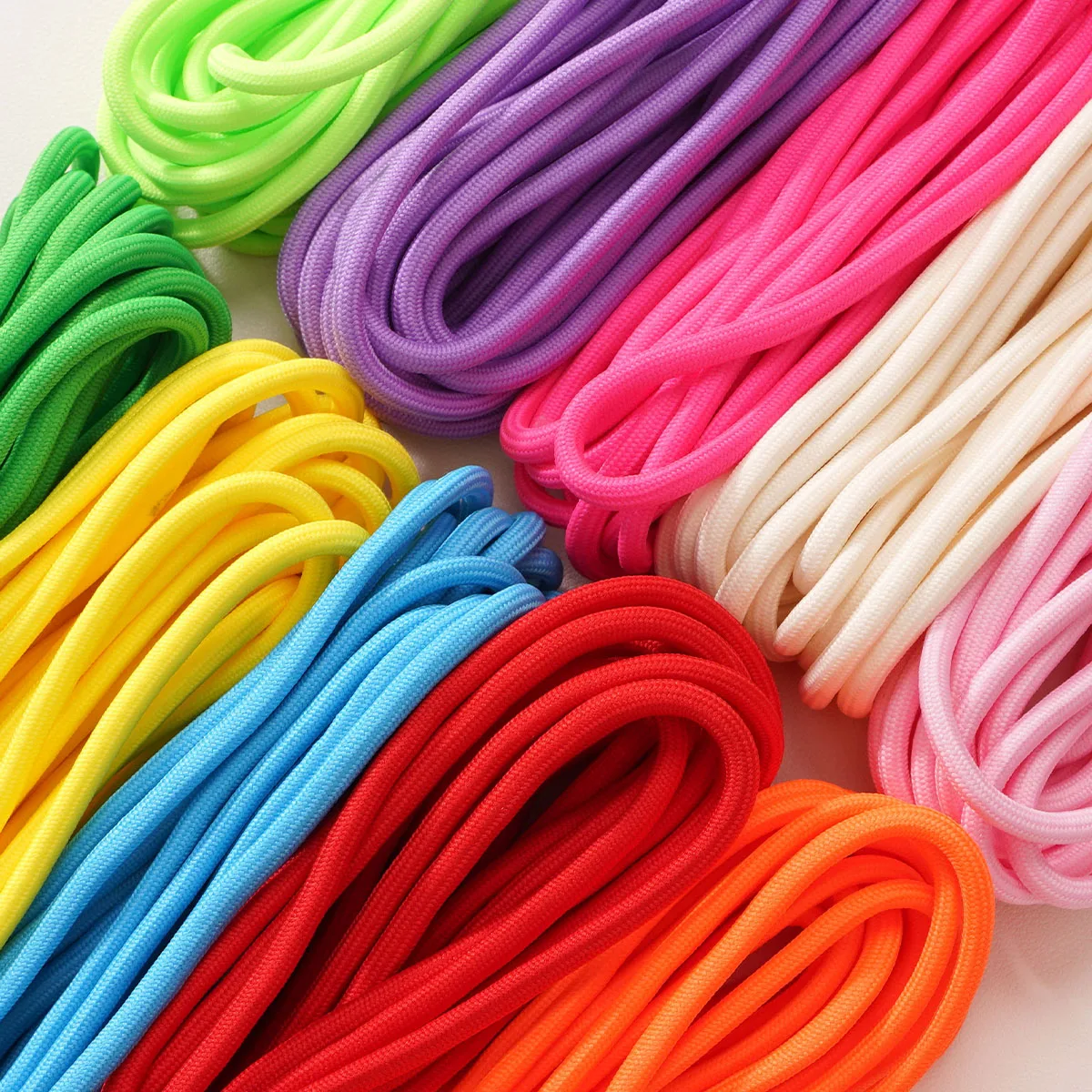    5M 5mm Einfarbiges Geflochtenes Polyesterseil Nylonfaden