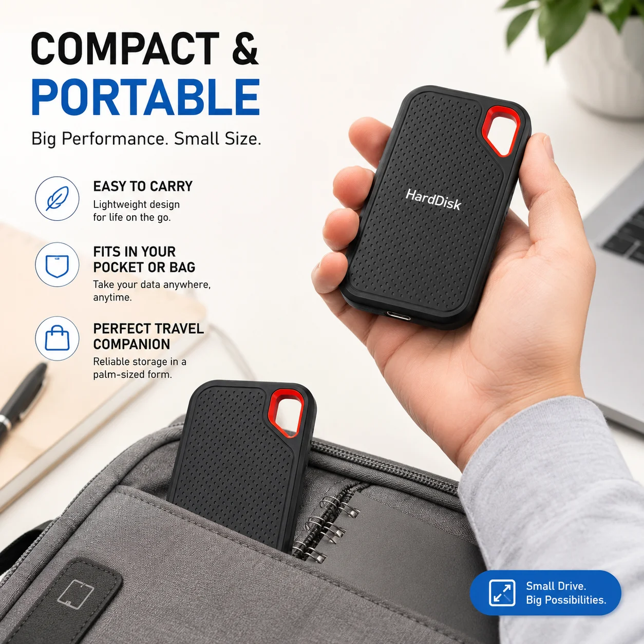 Handliche Tragbare Externe Festplatte 1TB 2TB Externes – Bild 4