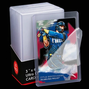 3" x 4" Harte Kartenhülle, transparenter Kratzschutz für TCG-Spielkarten, Baseball-Sportkarten