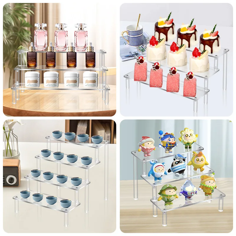 Klarer Acryl-Displayständer für Anime-Figuren, Cupcake-Regal – Bild 4