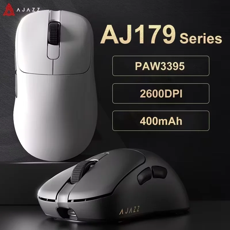 Ajazz aj179 pro paw3395 leichte kabel gebundene kabellose