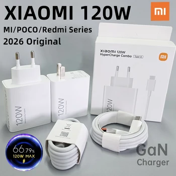 120W XIAOMI 17T 17 14 Pro Redmi Ladegerät Schnellladeadapter Turbo Hyper Charger Poco F9 F8 F7 Ultra X7 13t
