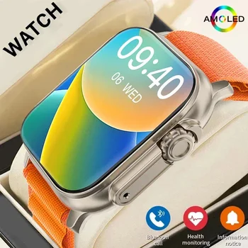 LAXASFIT Smartwatch Bluetooth Talk Smartwatch Nachrichtenalarm Herzfrequenzmesser Sportuhr für Android IOS