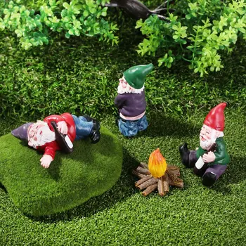 Mini Harz Moos Mikro Landschaft Dekoration Outdoor Fee Miniatur Garten Zwerg Ornamente Handwerk Blumentopf