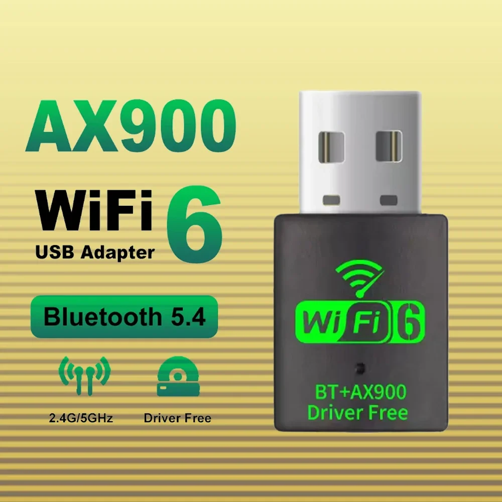 Wifi 6 Mini-USB-Dongle Netzwerkkarte BT 5.4 Empfänger-Dongle