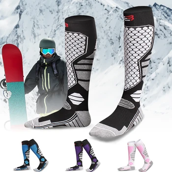 GTUBIKE Neue Winter Warme Ski Socken Anti-slip Verdickte Kompression Snowboard Socken Thermische