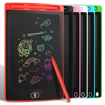6,5/8,5/10/12 Zoll LCD-Zeichentablett für Kinder, wiederaufladbare löschbare Tafel mit Stift