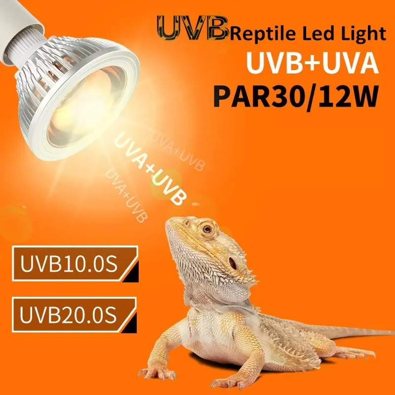 Reptilien 10.0/20.0S UV-Lampe UVA UVB Wärmelampe für
