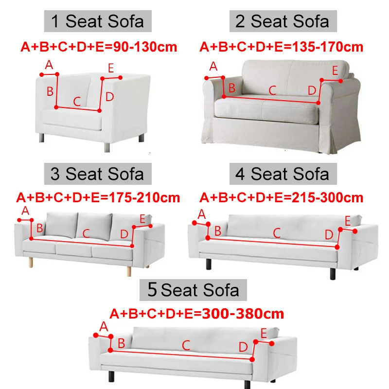 Sofabezug Elastisch für Wohnzimmer Zuhause Jacquard Stretch – Bild 2