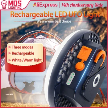 Mos lighting Zelt Licht wiederauf ladbare Laterne tragbare Notfall Nacht markt Licht Outdoor Camping Glühbirne