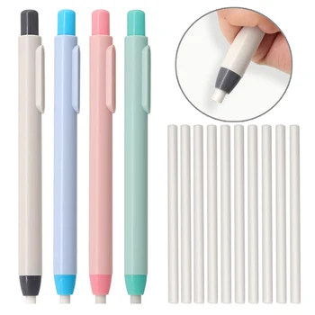 Kreative Stift Form Drücken Sie Typ Bleistift Radiergummi mit Austauschbaren Kern Skizzieren (11 Stück)