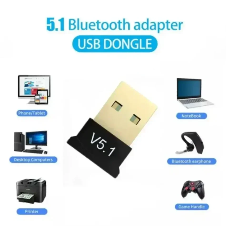 USB Bluetooth 5.3 Adapter Sender Empfänger Bluetooth V5.1 – Bild 2