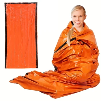 Tragbare Wasserdichte Notfall Überleben Schlafsack Outdoor Edc Camping Ausrüstung Thermische Sack Erste Hilfe