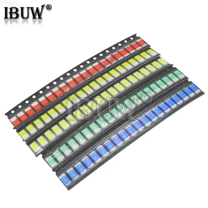 100 Stück = 5 Farben x 20 Stück 5050 5703 1210 1206 0805 0603 – Bild 2