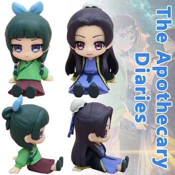 Q Version The Apothecary Diaries Maomao Jinshi Minifigur Anime Peripherie Kawaii Sitzendes Spielzeug Desktop