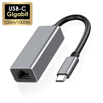 USB-C auf RJ45 Ethernet Adapter 1000 Mbit/s für MacBook und PC