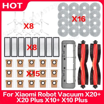 Xiaomi Roboter-Staubsauger X20 Plus/ X20+/X10+ / X10 Plus Ersatzteile Zubehör Haupt- und Seitenbürste