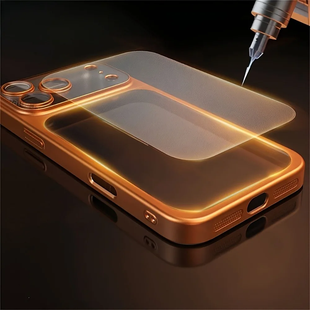 Luxuriöse, plattierte, farbige PC-transparente Handyhülle für – Bild 4